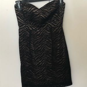 Charlotte Russe Strapless bodycon mini dress